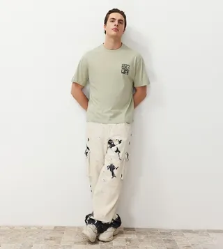 Printed Crew Neck T-Shirt