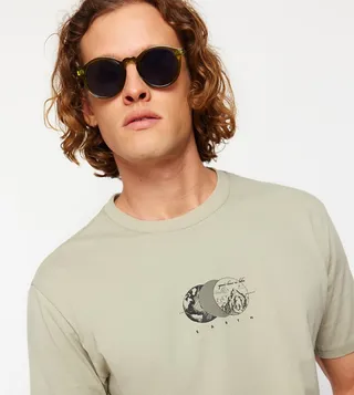 Printed Crew Neck T-Shirt