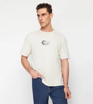 Printed Crew Neck T-Shirt
