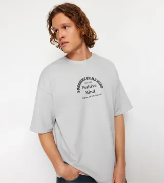 Printed Crew Neck T-Shirt