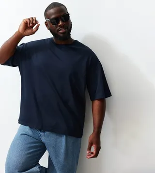 Plus & Tall Solid Short Sleeves T-Shirt