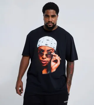 Plus License Aaliyah Printed T-Shirt