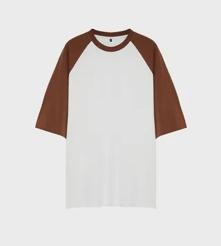 Plus & Tall Raglan Sleeves Crew Neck T-Shirt
