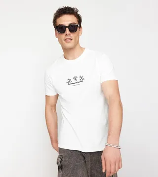 Printed Crew Neck T-Shirt