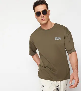 Printed Crew Neck T-Shirt