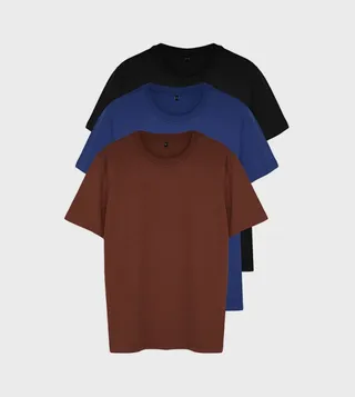 Pack of 3 Solid Short Sleeves T-Shirt