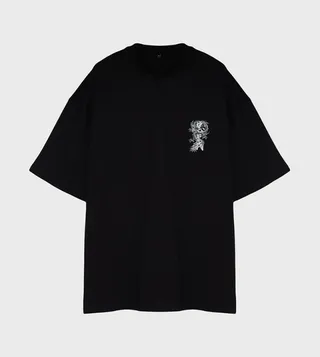 Plus & Tall Printed Oversized T-Shirt
