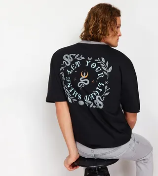 Back Printed Short Sleeves T-Shirt