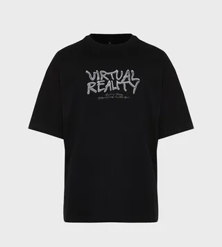 Printed Short Sleeves Oversized T-Shirt