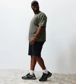 Plus & Tall Textured Pocket Detail T-Shirt
