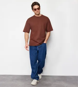 Solid Short Sleeves Oversized T-Shirt