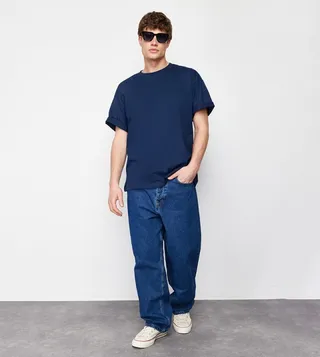 Solid Short Sleeves Oversized T-Shirt