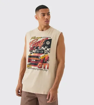 Oversized Volkswagen License Tank Top