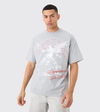 Oversized Large Graphic Heavyweight T-Shirt