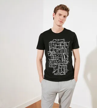 Printed Short Sleeves T-Shirt