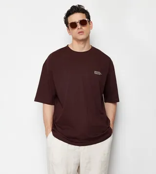 Typography Printed Oversized T-Shirt