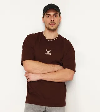 Embroidered Oversized T-Shirt