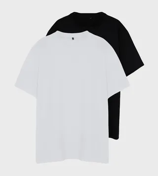 2-Pack Solid Crew Neck T-Shirts