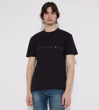 Logo Printed Crew Neck T-Shirt
