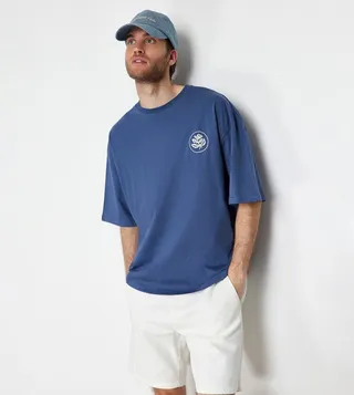 Embroidered Oversized T-Shirt