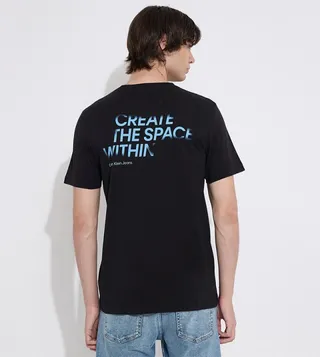 Back Printed Crew Neck T-Shirt