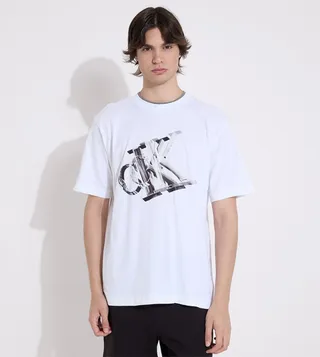 Logo Printed Crew Neck T-Shirt