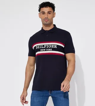 Logo Embroidered Short Sleeves Polo T-Shirt