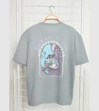 Artistic Printed Short Sleeves T-Shirt