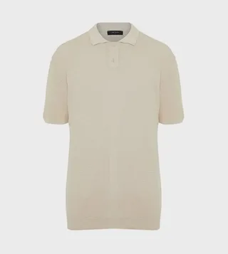 Knitted Short Sleeves Polo T-Shirt