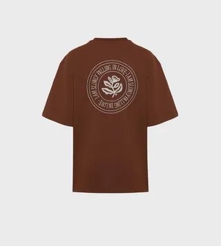 Embroidered Short Sleeves Oversized T-Shirt