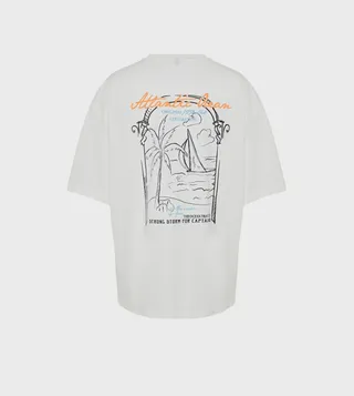 Printed Back Short Sleeves T-Shirt