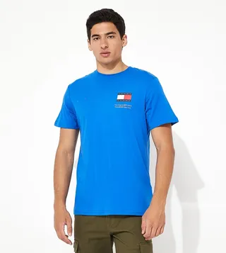 Slim Essential Logo Printed T-Shirt