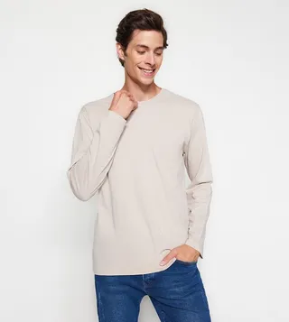 Solid Long Sleeves T-Shirt