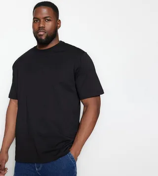 Solid Crew Neck T-Shirt