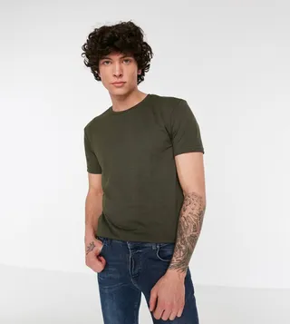 Solid Casual T-Shirt