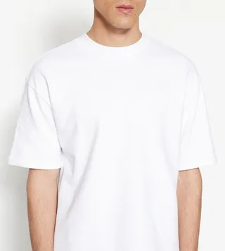Solid Relaxed Fit Crew Neck T-Shirt