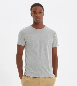 Basic Slim Fit Cotton T-Shirt