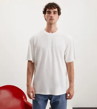 Printed Crew Neck Oversized T-Shirt