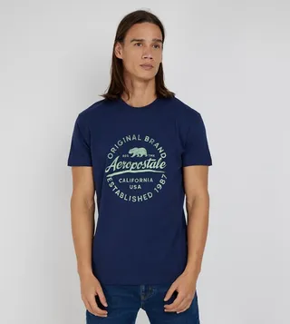 Aero Men's Logo Printed T-Shirt
