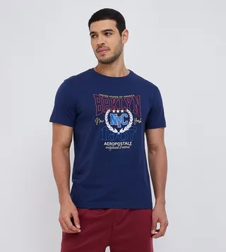 AERO Printed Crew Neck T-Shirt