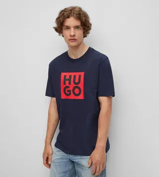 Logo Printed Crew Neck T-Shirt