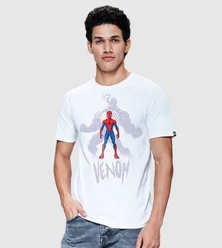 Spider-Man Venom Inside (Solar Activated) Printed T-Shirt