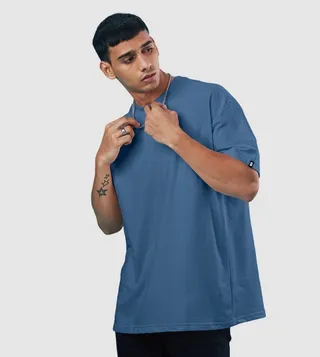 Solid Short Sleeves Oversized T-Shirt