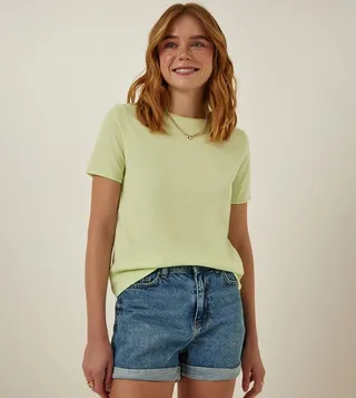 Solid Short Sleeves T-Shirt