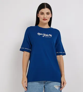 Aero Women Printed Short Sleeves T-Shirt