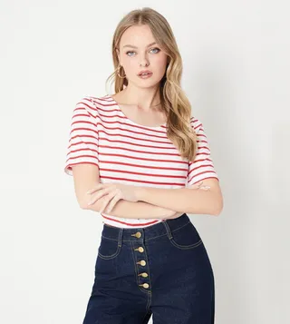 Stripes Short Sleeves T-Shirt