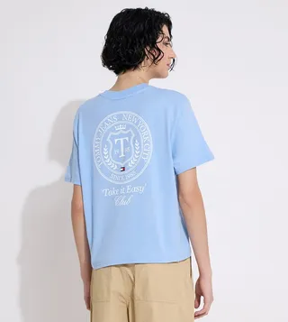 Crest Embroidered Short Sleeves T-Shirt