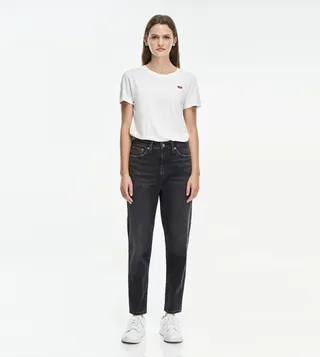 High Waisted Boyfriend Fit Jeans
