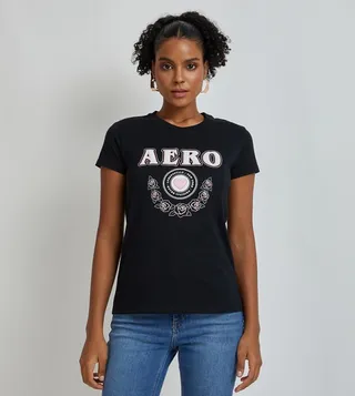 Aero Printed Crew Neck T-Shirt