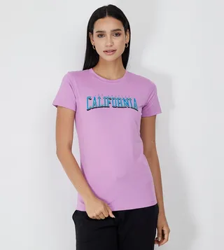 Aero Women Embroidered Short Sleeves T-Shirt